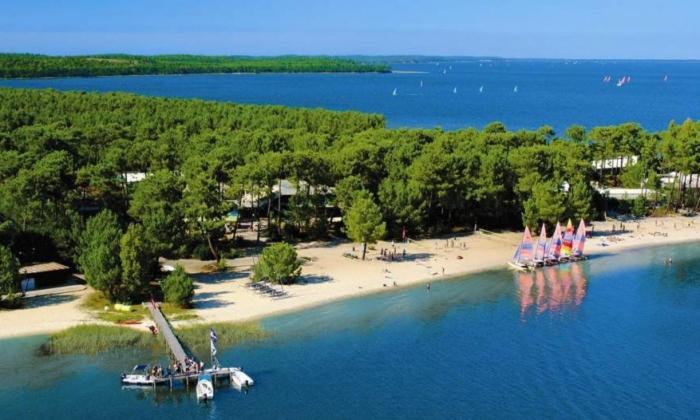 Hacienda De La Canopee Avec Piscine Chauffee Au Sel Hourtin Eksteriør billede